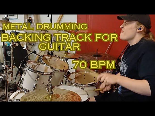 Metal Drumming: Backing Track for Guitar: 70 bpm - Filip Gäddnäs