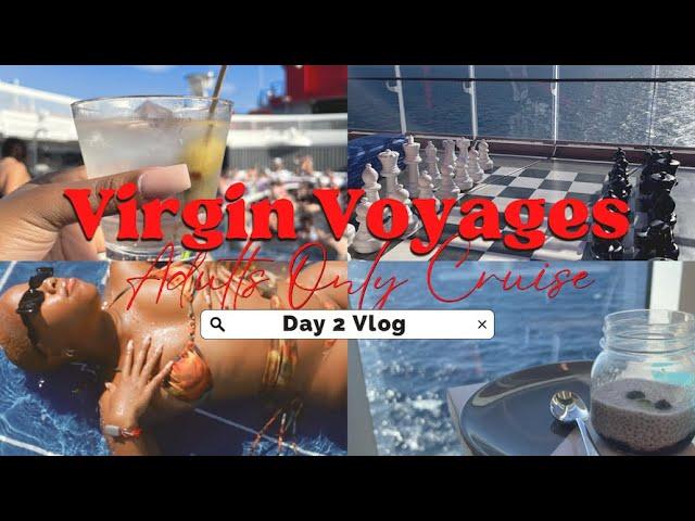 Spent my Birthday on Virgin Voyages Adults Only Cruise | Scarlet Lady | Day 2 - Scarlet Night