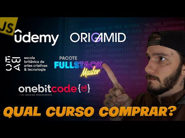 COMPARANDO CURSOS DE PROGRAMAÇÃO - QUAL O MELHOR? ORIGAMID, ONE BIT CODE, DANKI CODE, EBAC