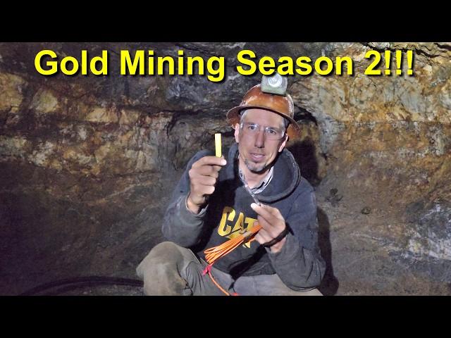 Gold Mining: Opening My New Gold Mine Season 2, Episode 1!