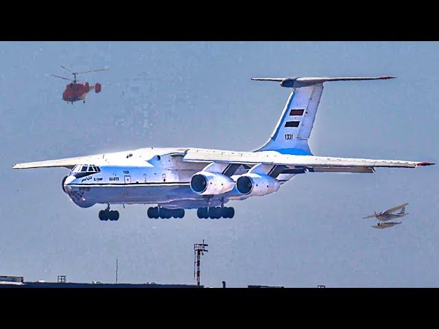 EXTREME HEAT PLANESPOTTING at Belgrade Airport | Ilyushin IL-76MF, Airbus A330, Rush Hour + MORE