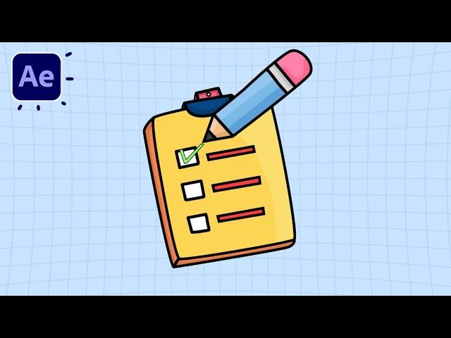 Animated To Do List in After Effects Tutorials