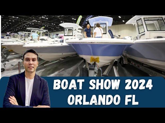 Boat Show 2024 Orlando FL Рыбацкая Лодка с Туалетом за $323 000! Обзор Яхт со Спальнями и Душами 1