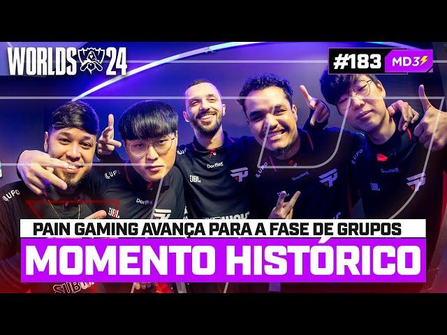 MOMENTO HISTÓRICO, PAIN VENCE R7 e AVANÇA para a FASE DE GRUPOS NO MUNDIAL DE LOL — #MD3 #183