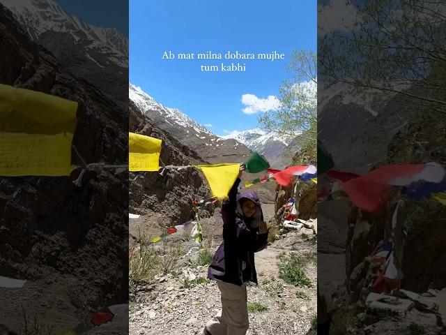 Love hurts #lofivibe #travelwithafiya #pinvalley #travel #spitivalleyroadtrip #travelvlogshindi