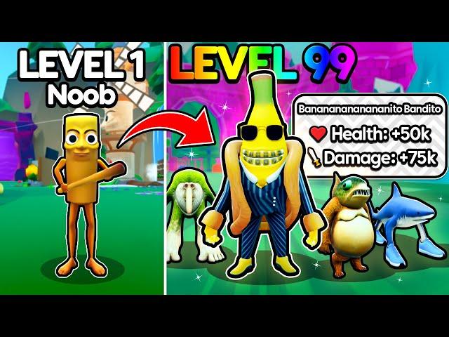 2 HOURS of NOOB to MAX LEVEL PRO in Brainrot Evolution Roblox! (Movie)