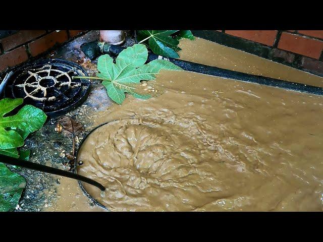 Unblocking a Flooded Back-to-Front Manhole 