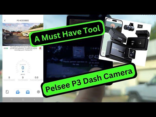 Pelsee P3 4K Dash Camera