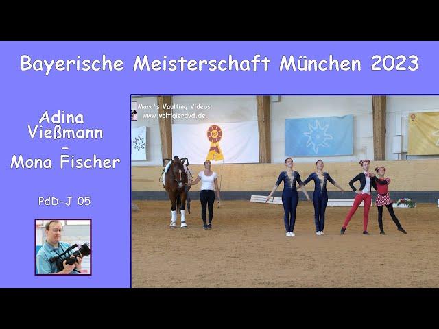 Adina Vießmann - Mona Fischer - PdD-J 05 - Bayerische Meisterschaft München 2023