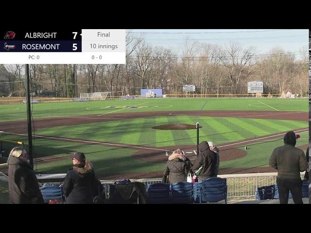 Rosemont Men's Baseball vs. Albright