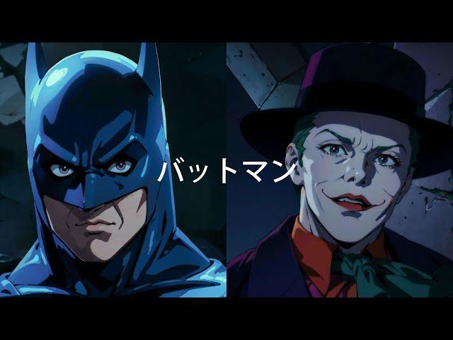 Batman 1989 as an Anime