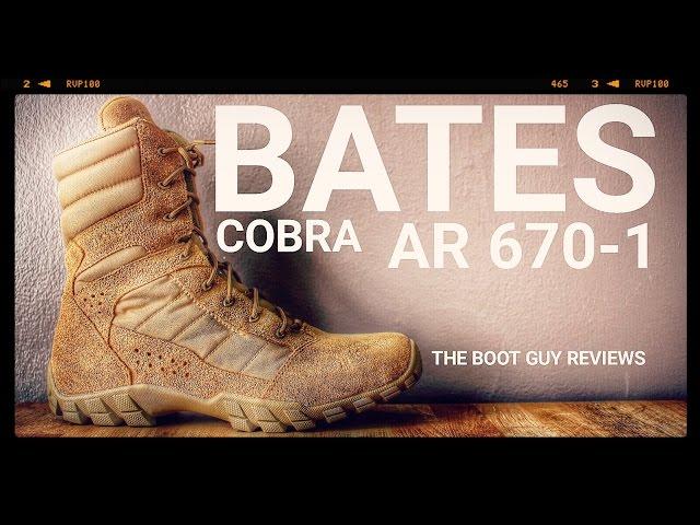 BATES COBRA 8" HOT WEATHER BOOT (E08670) [ The Boot Guy Reviews ]