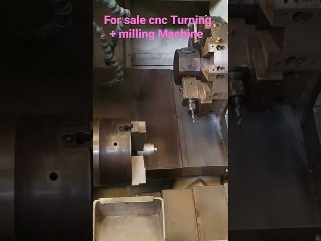 USED OLD HARDINGE T42 FANUC  TURNING + MILLING ONE  MACHINE MULTI-AXIS WORKING #usedhmcmachine