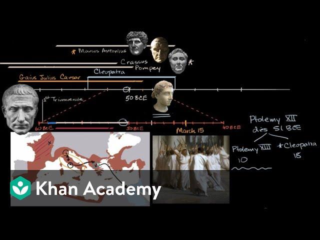 Caesar, Cleopatra and the Ides of March | World History | Khan Academy