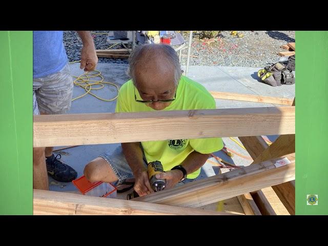 Lions Club of Kona bench project for Konawaena Elementary School