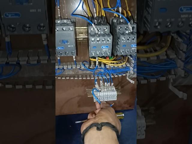 EOT Crane panel Control Wiring check #electrical #shorts #crane #youtubeshorts #electricianustaad