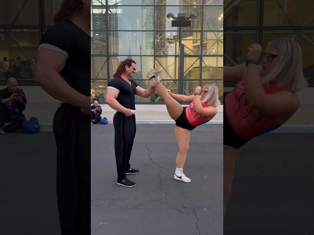 Yujiro vs @kianadaigneault aka spidey girl ️ #yujirohanma #spiderman