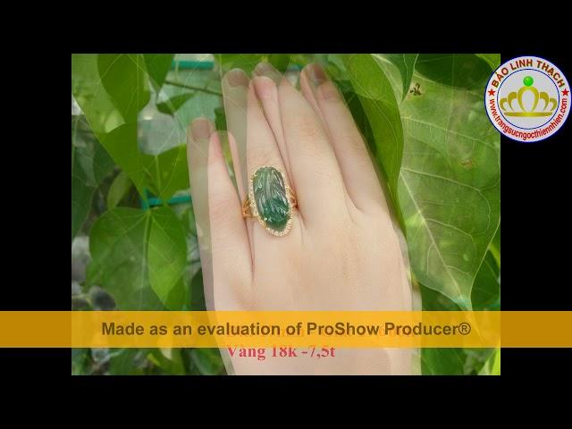 Bộ sưu tập nhẫn ngọc Jadeite A nhà Bảo Linh Thạch lên vàng cho khách