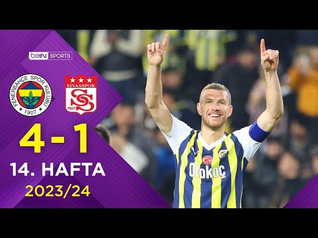 Fenerbahçe (4-1) Sivasspor | 14. Hafta - Trendyol Süper Lig 2023/2024