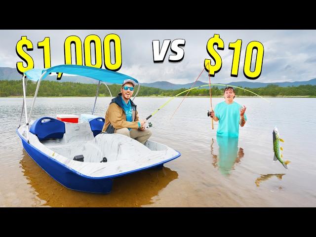 $10 vs $1,000 Fishing Budget Challenge!
