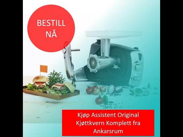 Ankarsrum Assistent Original Kjøttkvern Komplett