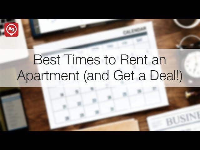 Best Times to Rent an Apartment (and Get a Deal!)