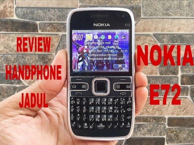 Review Handphone Jadul Nokia E72 Black Hp Klasik Kamera Musik Nostalgia