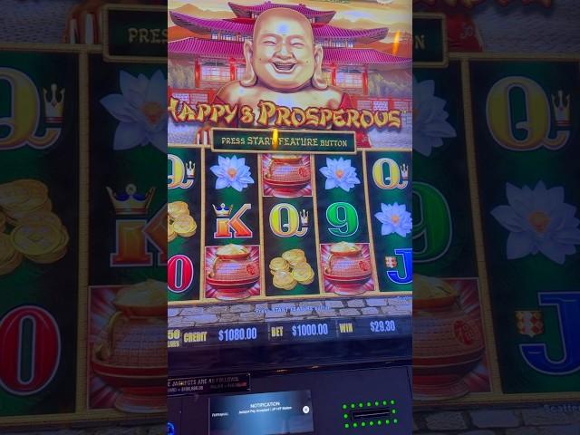 $1,000 Max Bet Bonus on Dragon Link Slot Machine