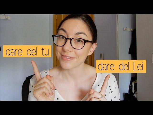 POLITE FORM IN ITALIAN (dare del Lei vs dare del tu) | Learn Italian with Lucrezia