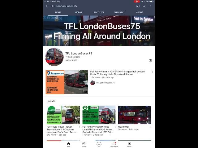 TfL London buses 75 salute