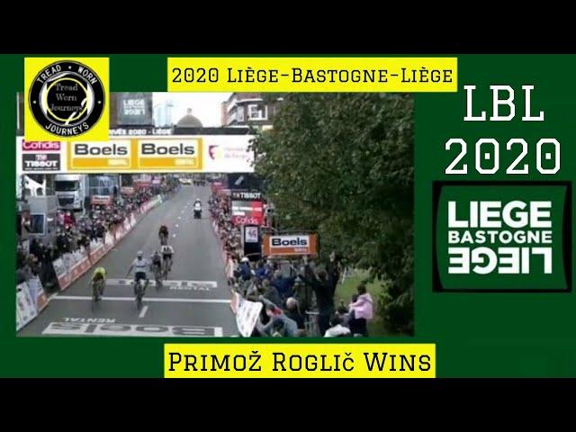 2020 Liège-Bastogne-Liège | Primož Roglič Wins Sprint to Line | Alaphilippe Relegated