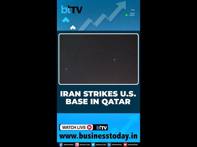 Iran Fires Missiles At Al Udeid Air Base | Explosions Over Doha | Qatar Closes Airspace