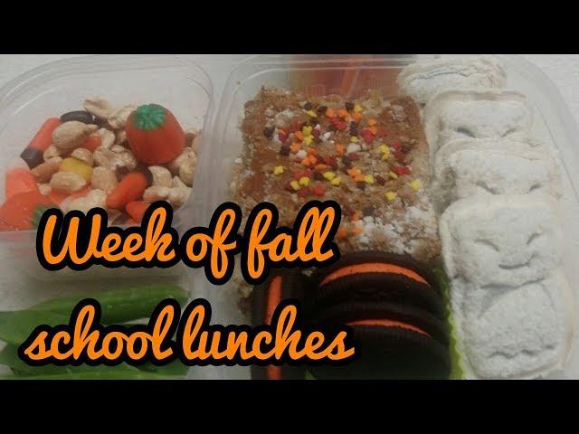 Week of school lunches and husband lunches too !!!!