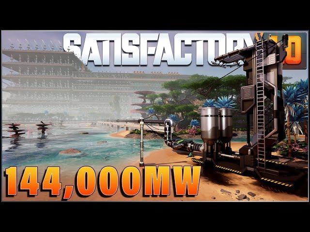 144,000mw of power to get me through the mid game in Satisfactory 1.0