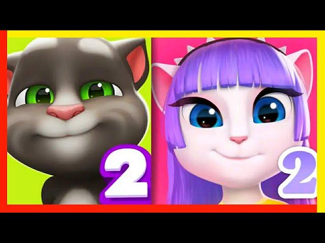 My Talking Angela 2 VS My Talking Tom 2 Android Gameplay Episode 5