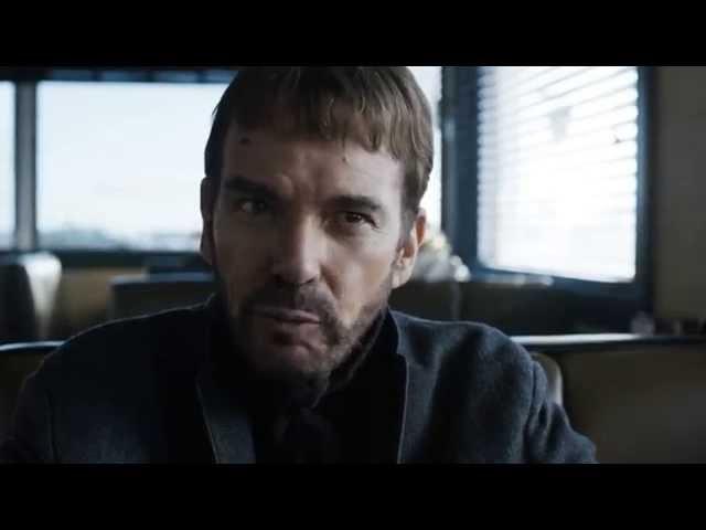 Fargo Lester Nygaard talks to Lorne Malvo about Sam Hess