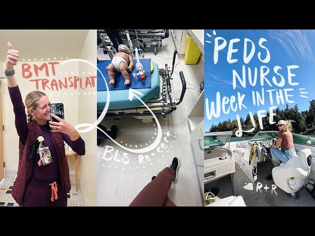 A Week in the Life of a 20-something Pediatric Nurse ft. transplants, re-certification, & good mems