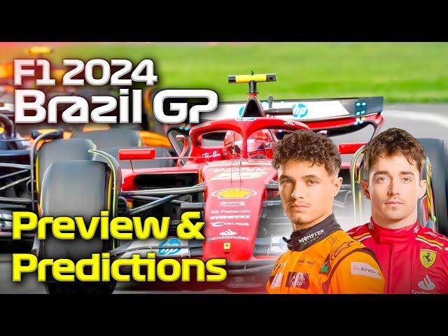 F1 2024 Brazil GP Preview and Predictions