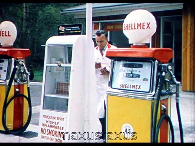 Scottish Highland Petrol Stations C1963, BP,  Shell 1960s, F948a