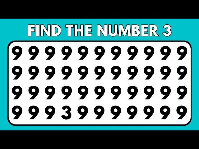 How Good Are Your Eyes? Spot the Odd Letter Three Out | Easy, Medium, and Hard Levels | S01E10