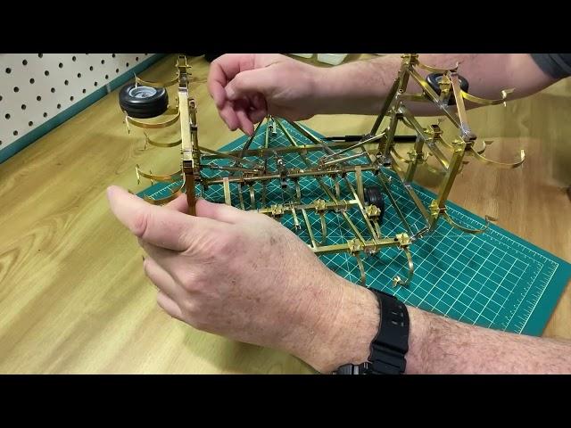 Case 324 Chisel Plow - 1/16 scale prototype: 27 foot version (video #6)