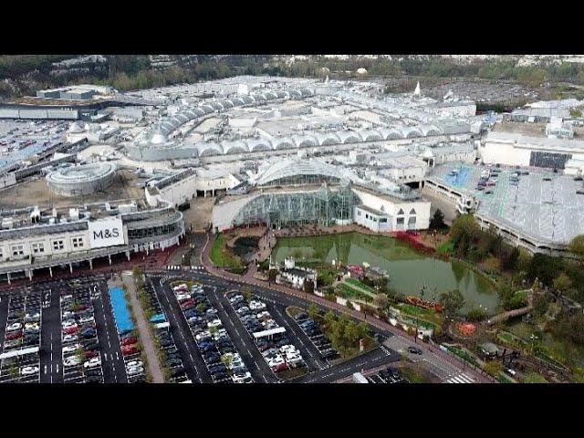 Exploring the Bluewater,  the biggest shopping Centre in Europe #drone #dji mini2 #aerialfootage