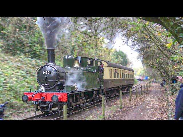 1450 Returns To Traffic After Overhaul at Avon Valley Railway's End of Season Gala. 02/11/24