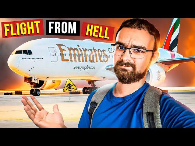 Emirates 777 flight was my worst flight ever! -Trip Report Emirates 777-300 Dubai to London Stansted