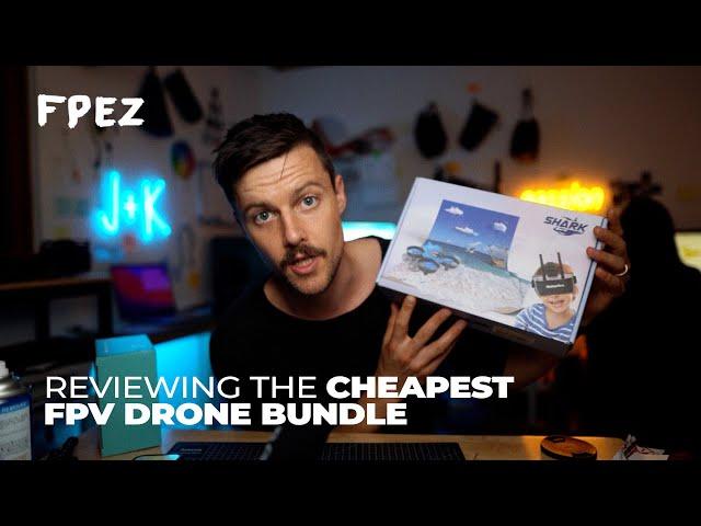 Reviewing the cheapest FPV drone Bundle with Goggles and Remote