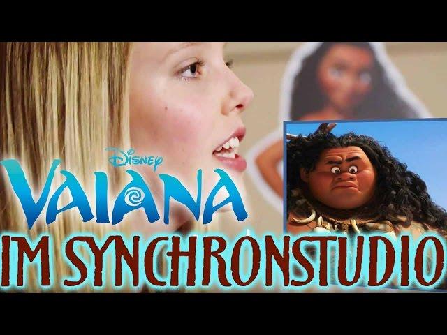 VAIANA - Im Synchronstudio | Disney HD