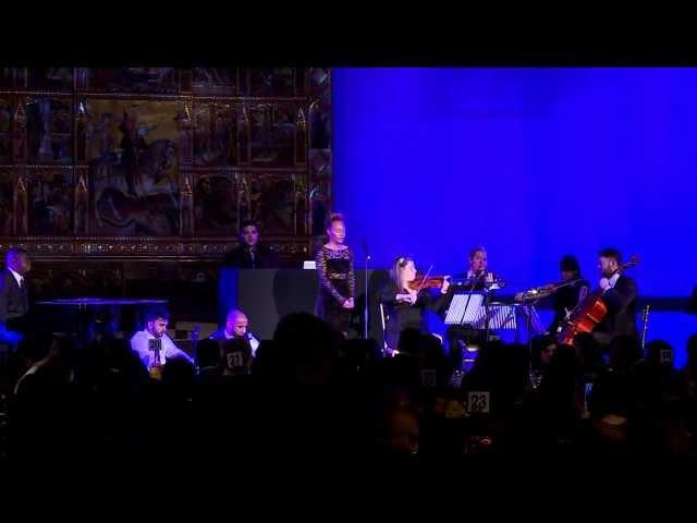 Naughty Boy & Emeli Sandé perform 'Heaven' at The British Asian Trust Dinner 2014