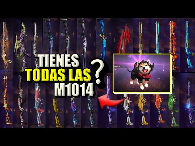 Todas las M1014 de FREE FIRE / Todas las SKINS de m1014 hasta AHORA