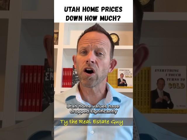 Utah home prices down how much? #utahhousingmarket