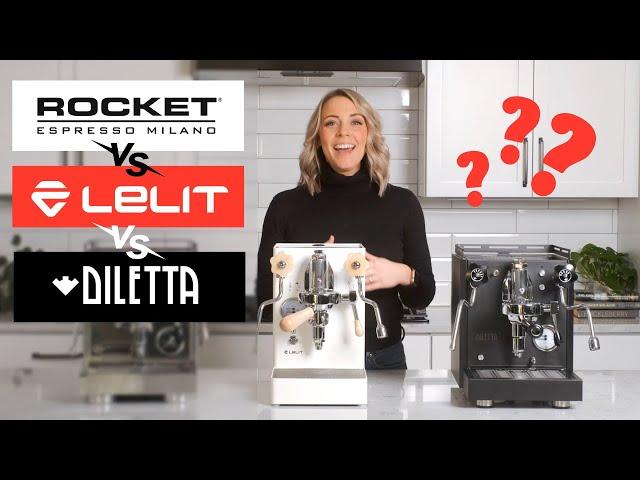 Espresso Machine COMPARISON: Lelit MaraX vs Diletta Bello vs Rocket Appartamento